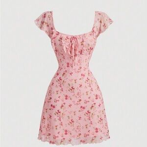 Floral Pink Dress